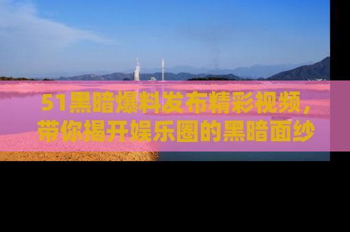51黑暗爆料发布精彩视频，带你揭开娱乐圈的黑暗面纱