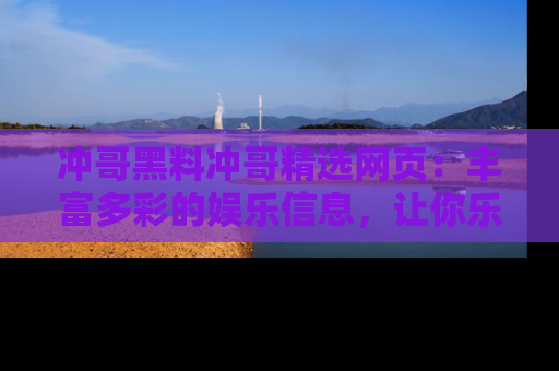 冲哥黑料冲哥精选网页：丰富多彩的娱乐信息，让你乐不停息