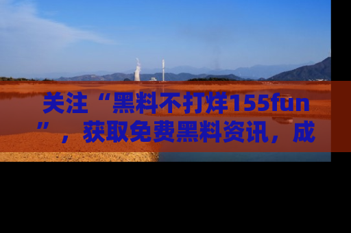 关注“黑料不打烊155fun”，获取免费黑料资讯，成为吃瓜达人不再难！