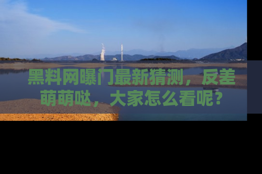 黑料网曝门最新猜测，反差萌萌哒，大家怎么看呢？