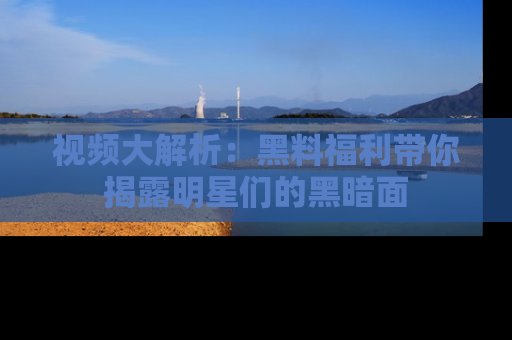 视频大解析:黑料福利带你揭露明星们的黑暗面