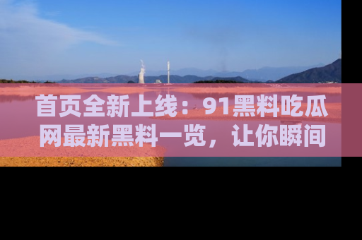 首页全新上线：91黑料吃瓜网最新黑料一览，让你瞬间掌握