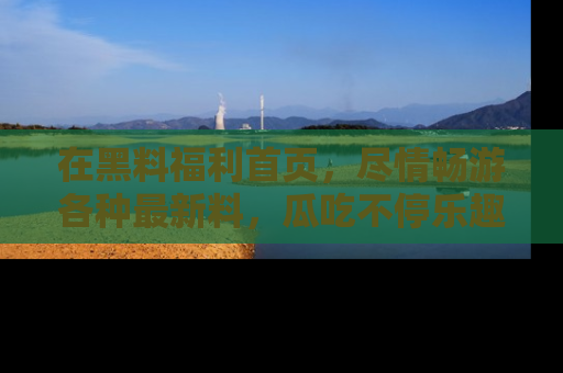 在黑料福利首页，尽情畅游各种最新料，瓜吃不停乐趣无穷！