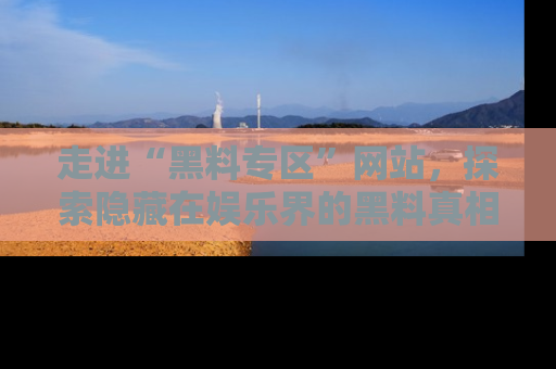 走进“黑料专区”网站，探索隐藏在娱乐界的黑料真相